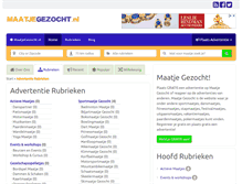 Tablet Screenshot of maatjegezocht.nl